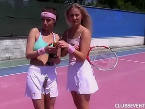 Chrissy Fox, Antonia Sainz and Ana Rose - Not Wimbledon 2015 Womens Double Final