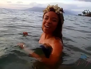 Jamie Marleigh in Jamie looks beautiful on the beach and underwater