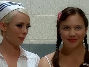 Lorelei Lee and Kiki Koi - 18 year old candy striper used and abused by sadistic lesbian nurse in gynecology hospital.