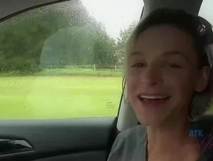 Emma Hix - You head out for a day with Emma, and play with her pussy in the car.